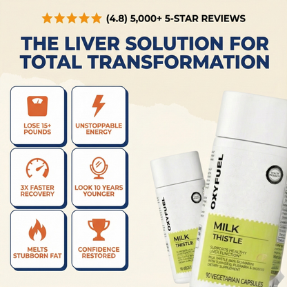 OxyFuel™ Milk Thistle Liver Detox & Colon Cleanse(Recommend by Doctor)