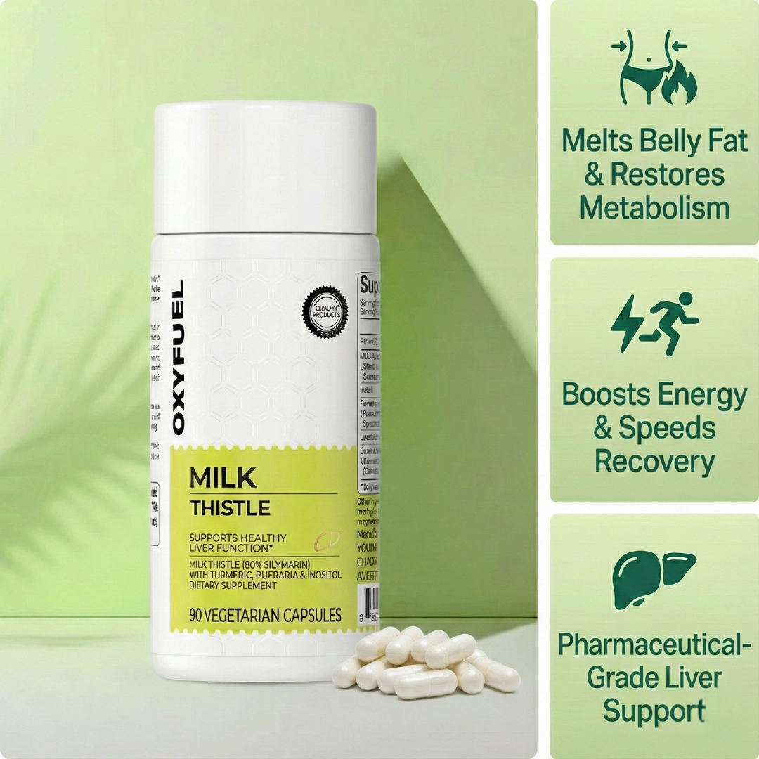 OxyFuel™ Milk Thistle Liver Detox & Colon Cleanse