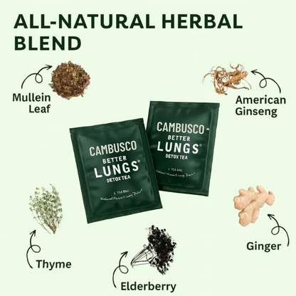 CambusCo TEA BAGS FOR LUNG DETOX
