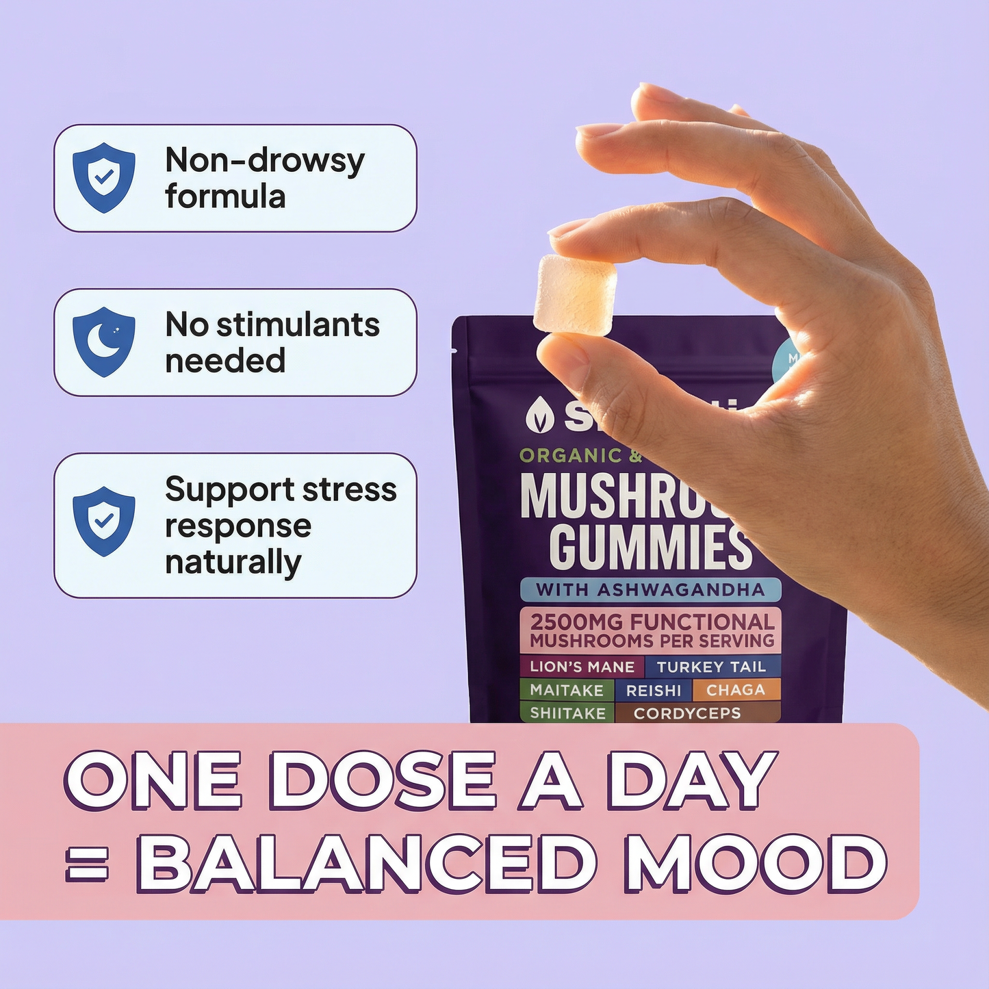 Mushroom Ashwagandha Gummies