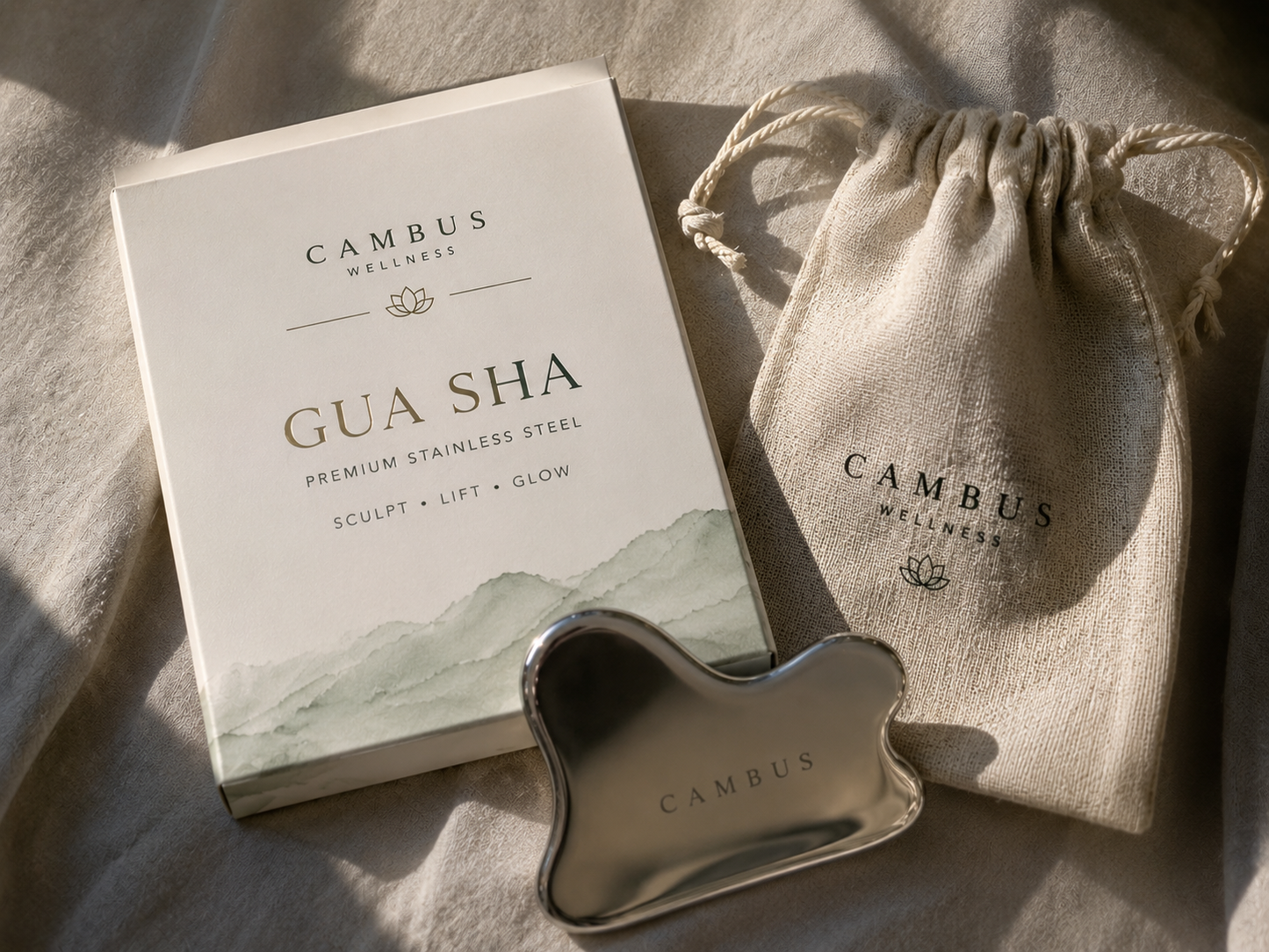 Premium Stainless Steel Gua Sha Tool
